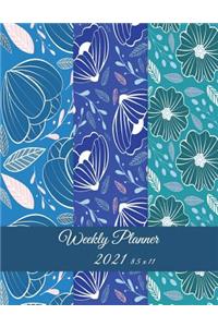 Weekly Planner 2021 8.5 x 11