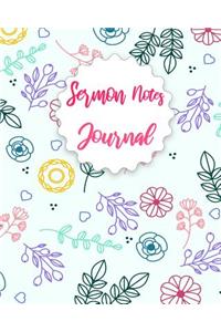 Sermon Notes Journal