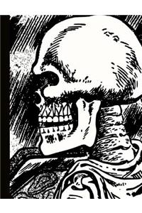 Happy Skeleton Composition Notebook 200 pages