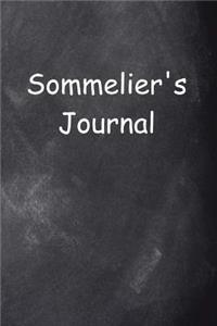 Sommelier's Journal Chalkboard Design