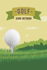 Golf Score Notebook