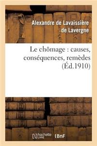 Le Chômage: Causes, Conséquences, Remèdes