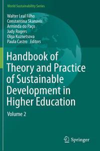 Handbook of Theory and Practice of Sustainable Development in Higher Education