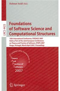 Foundations of Software Science and Computational Structures