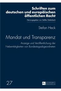 Mandat Und Transparenz