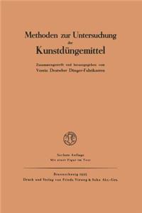 Methoden zur Untersuchung der Kunstdüngemittel