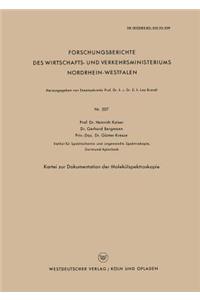 Kartei zur Dokumentation der Molekülspektroskopie