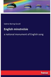 English minstrelsie