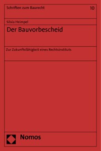 Der Bauvorbescheid