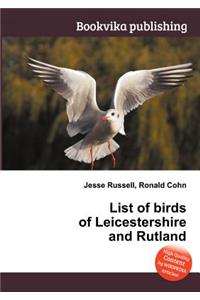 List of Birds of Leicestershire and Rutland