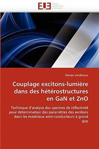 Couplage Excitons-Lumière Dans Des Hétérostructures En Gan Et Zno