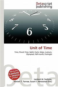Unit of Time