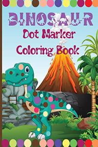 Dinosaur Dot Marker Coloring Book