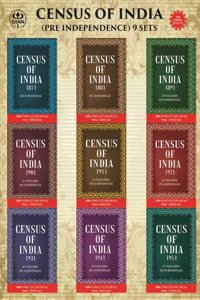 Census of India 1871-1951 In 384 Bindings [Hardcover]