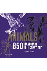 Animals: 850 Handmade Illustrations