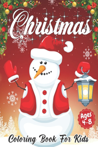 Christmas Coloring Book for Kids Ages 4-8