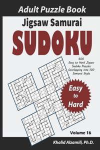 Jigsaw Samurai Sudoku Adult Puzzle Book