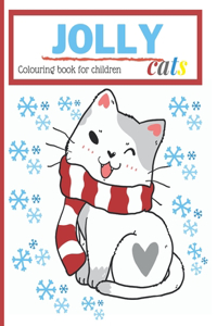 Jolly Cats Christmas Children Colouring Book