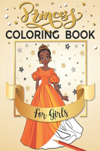 Princess Coloring Book For Girls