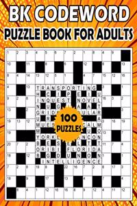 BK Codeword puzzle book for adults