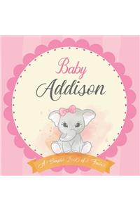 Baby Addison A Simple Book of Firsts
