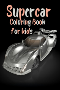 Supercar Coloring Book For Kids