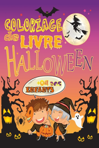 Halloween livre de coloriage pour enfant 4 ans