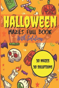 Halloween Mazes Full Book With Solutions