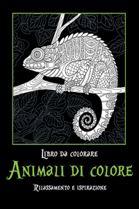 Animali di colore - Libro da colorare - Rilassamento e ispirazione