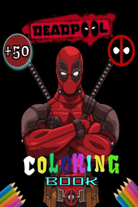 deadpool coloring book +50