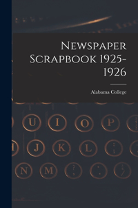 Newspaper Scrapbook 1925-1926