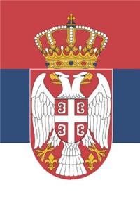 Serbia Flag Notebook - Serbian Flag Book - Serbia Travel Journal