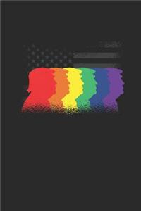 USA Flag - Donald Trump Silhouette