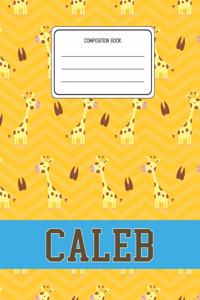 Composition Book Caleb