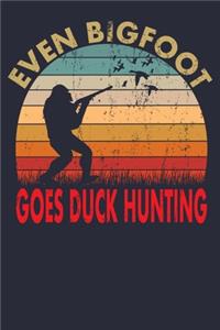 Even Bigfoot Goes Duck Hunting