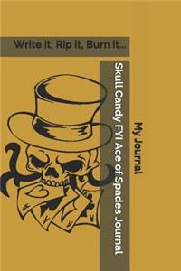 Skull Candy FYI Ace of Spades Journal