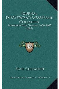 Journal D'Esaie Colladon