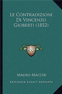 Contradizioni Di Vincenzo Gioberti (1852)