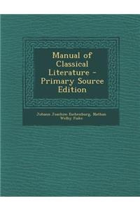 Manual of Classical Literature