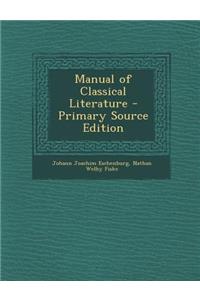 Manual of Classical Literature