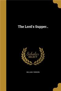 Lord's Supper..