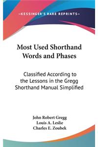 Most Used Shorthand Words and Phases