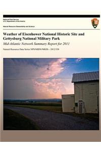 Weather of Eisenhower National Historic Site and Gettysburg National Military Park Mid-Atlantic Network Summary Report for 2011