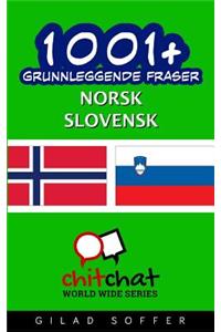 1001+ Grunnleggende Fraser Norsk - Slovensk