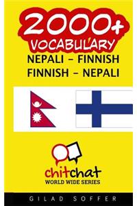 2000+ Nepali - Finnish Finnish - Nepali Vocabulary