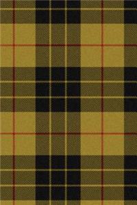 MacLeod Yellow Tartan Plaid Journal