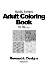 Really Simple Adult Coloring Book