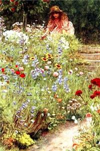 Victorian Flower Garden Vintage Watercolor Journal