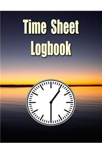 Time Sheet Logbook - The Easy Way to Keep Track of Employee Hours
