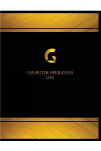 Computer Operators Log (Log Book, Journal - 125 pgs, 8.5 X 11 inches)